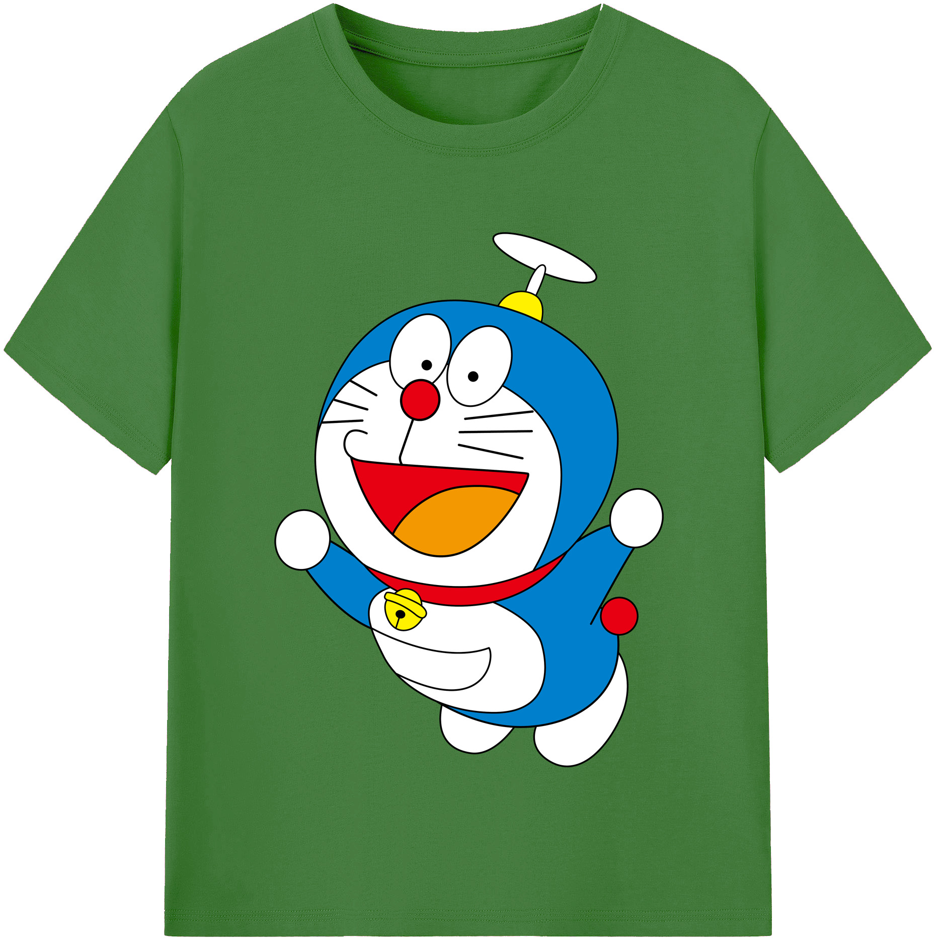 （画像用） ドラえもん Doraemon レディースカジュアルプリントTシャツ（綿100％）